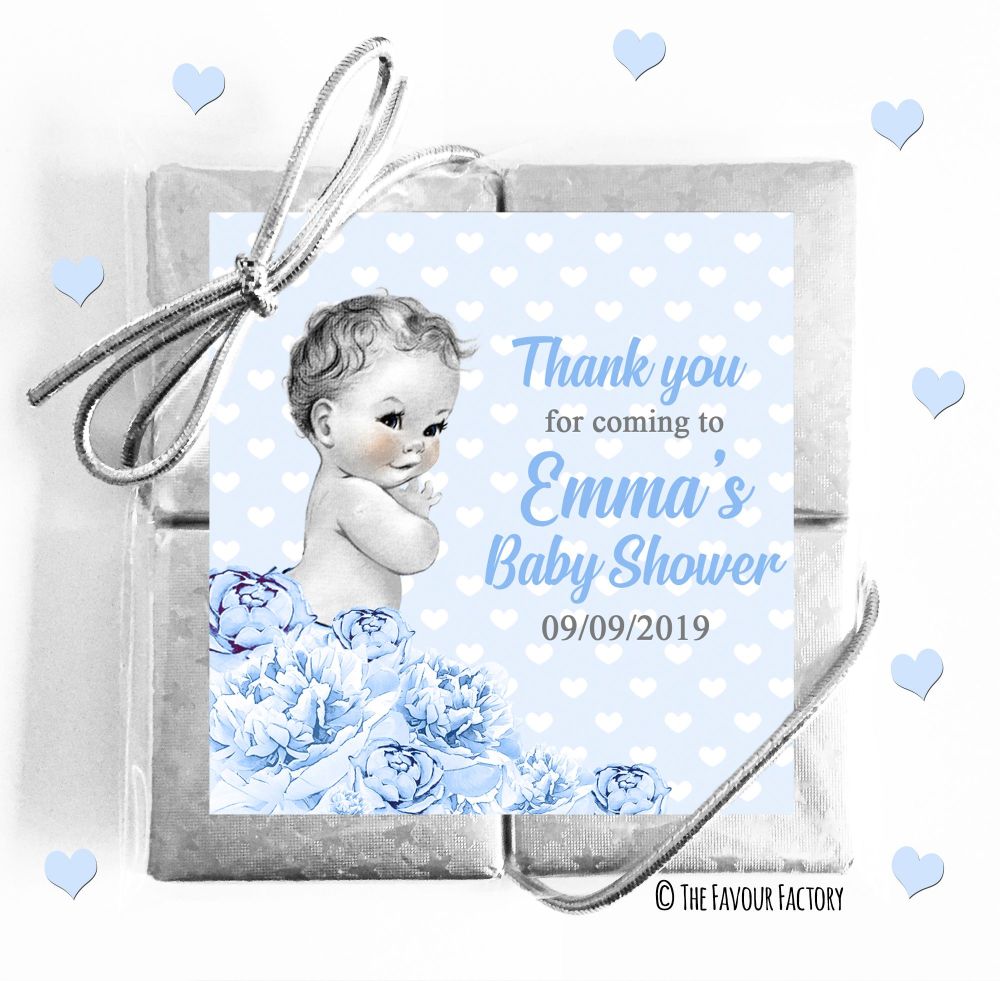 Baby Shower Chocolates Quads Favours x5