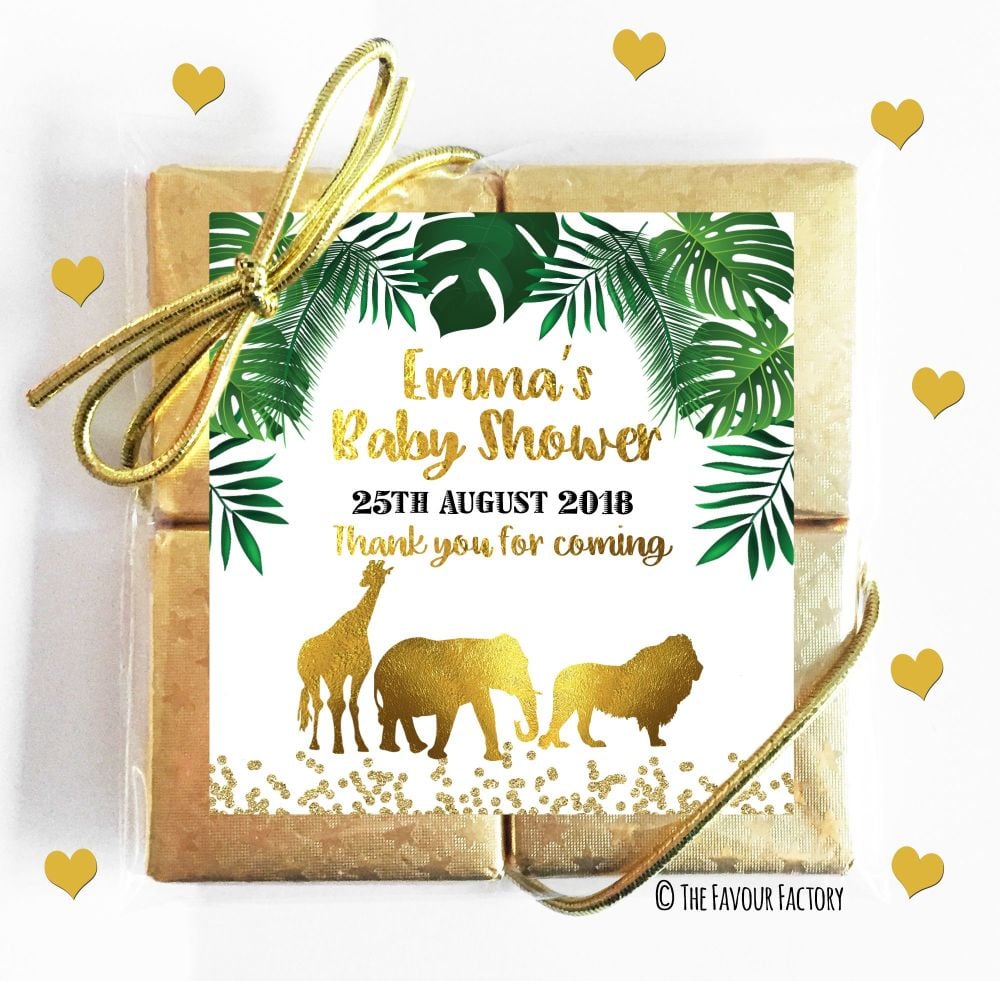 Baby Shower Chocolates Quads Favours x5