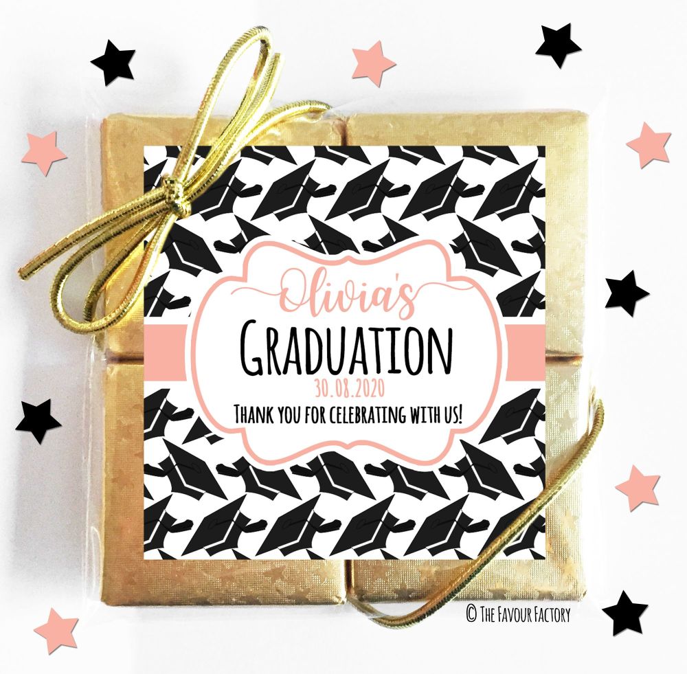 Graduation Chocolates Quads Favours x1