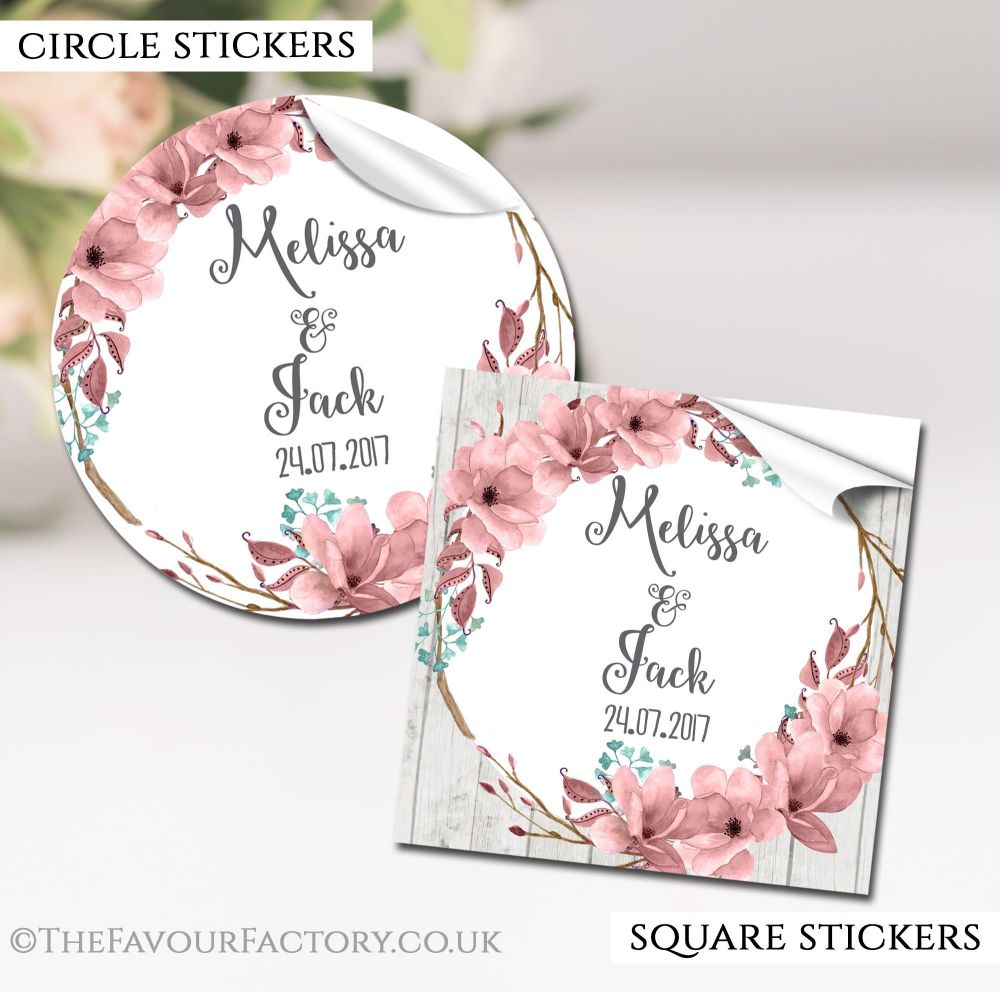 personalised wedding favours