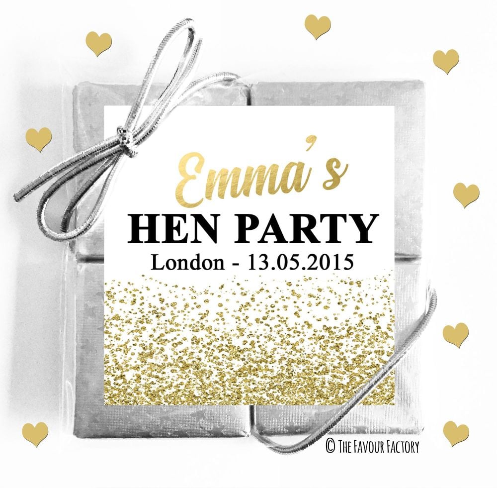 Hen Party Chocolates Quads Favours x1