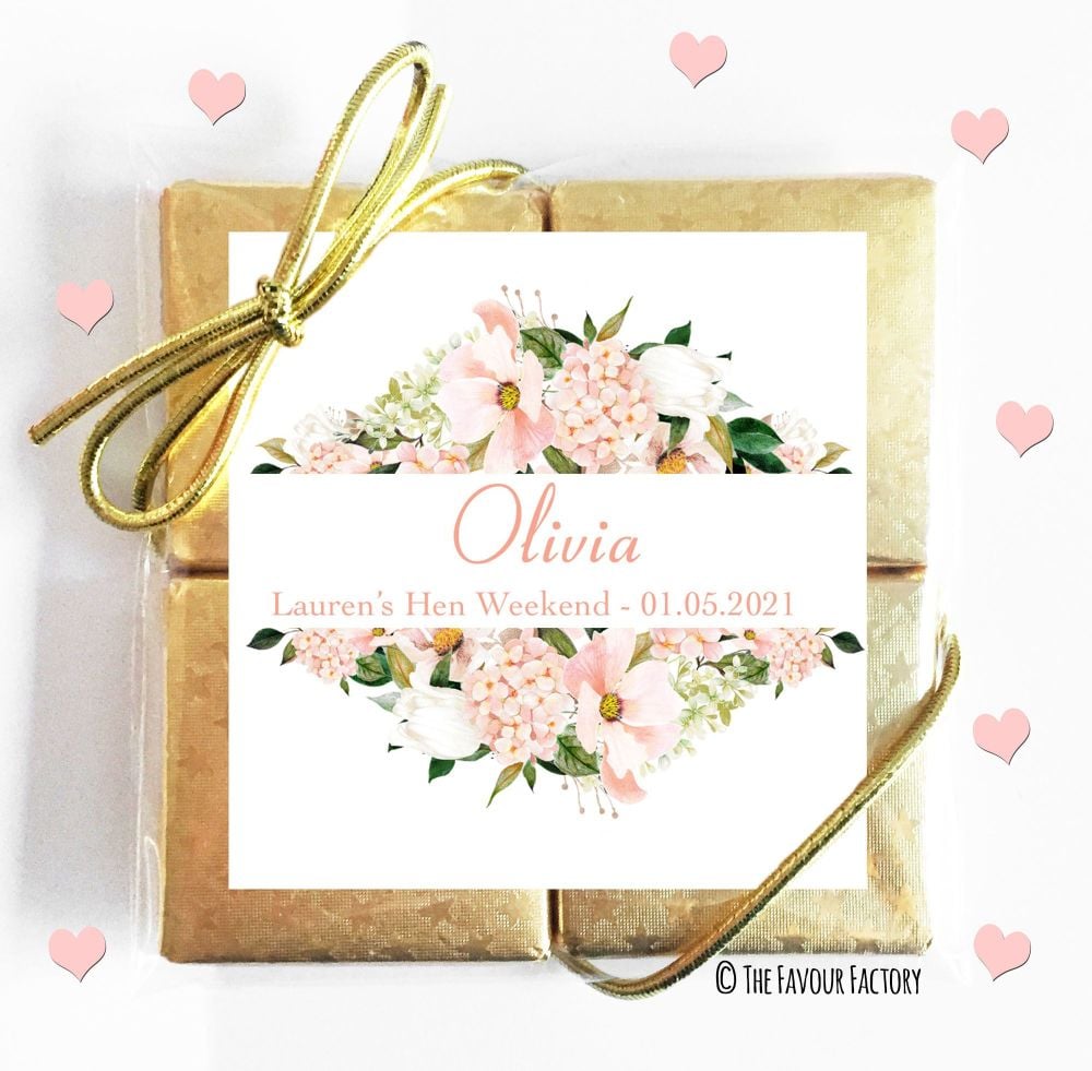 Hen Party Chocolates Quads Favours x1