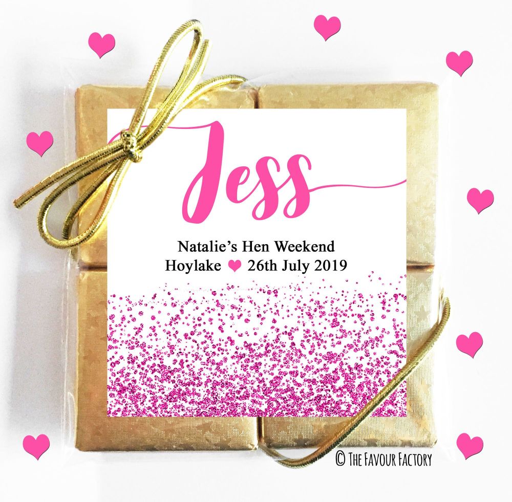 Hen Party Chocolates Quads Favours x1