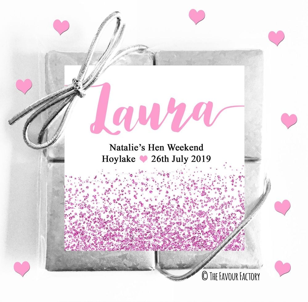 Hen Party Chocolates Quads Favours x1
