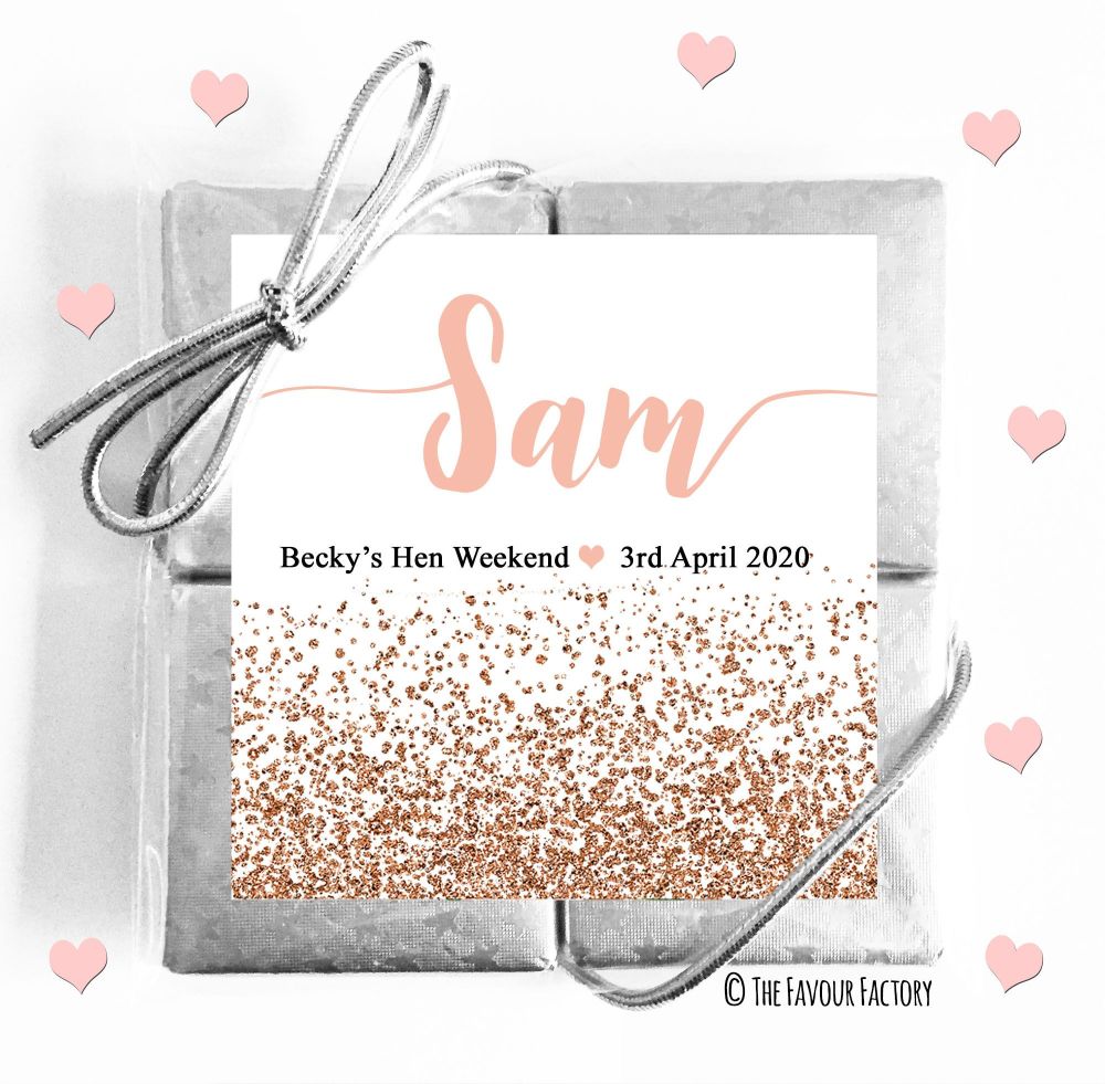 Hen Party Chocolates Quads Favours x1