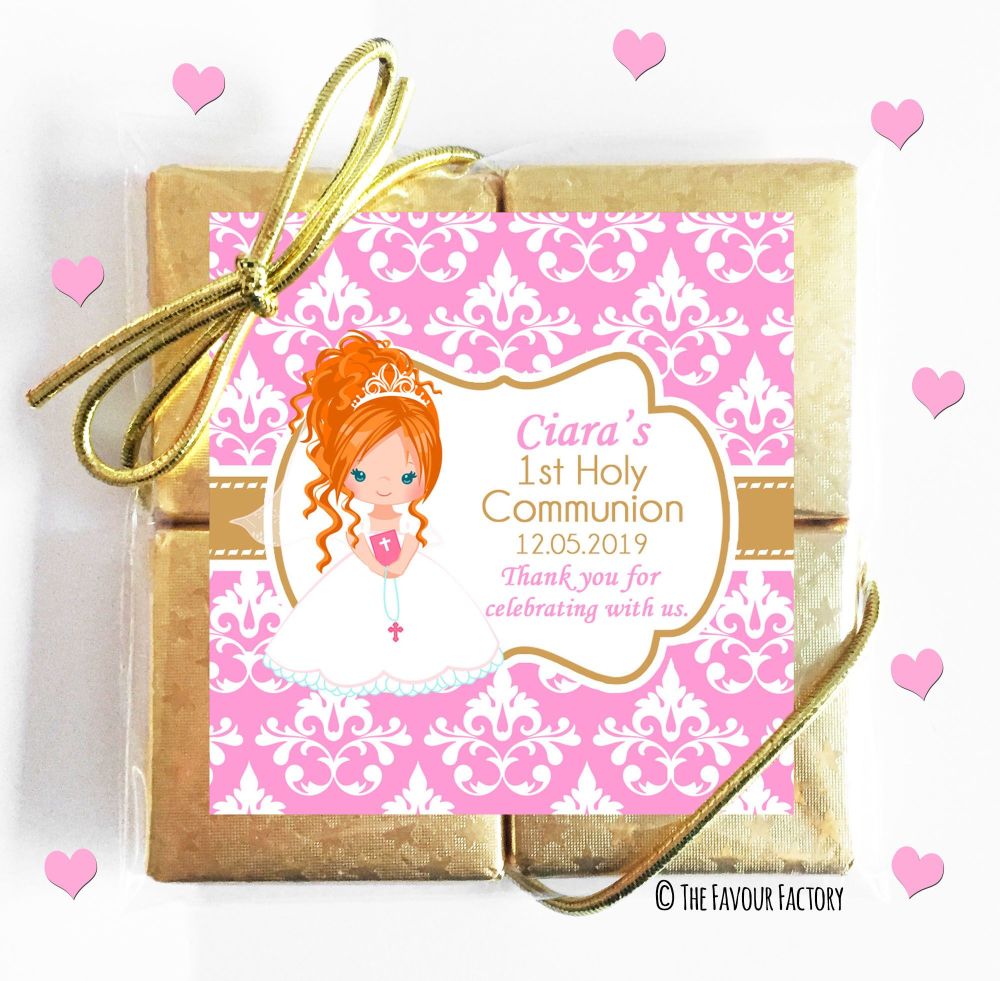 Holy Communion Chocolates Quads Favours x1