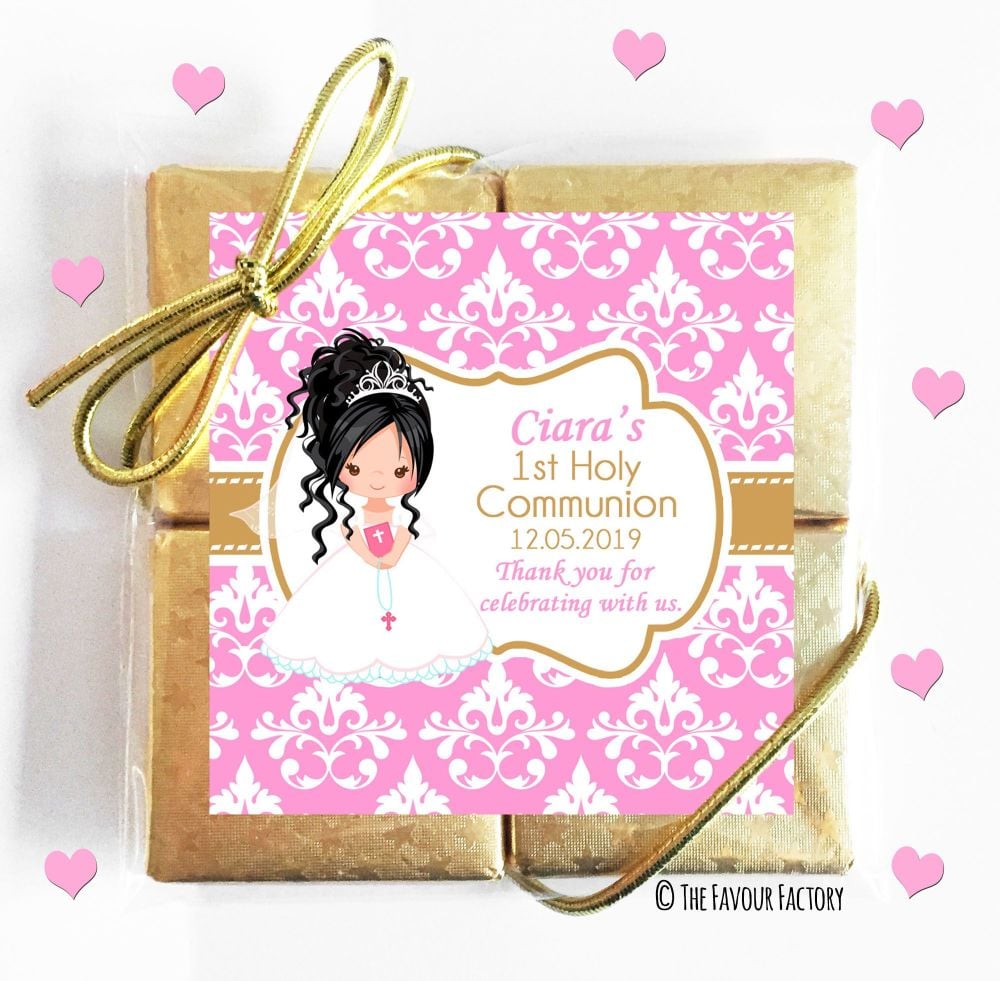 Holy Communion Chocolates Quads Favours x1