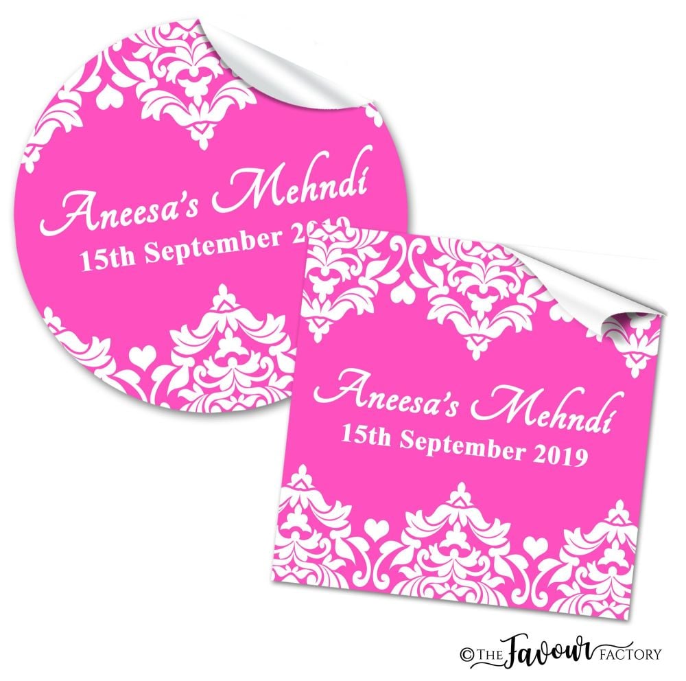 Mehndi Wedding Stickers -