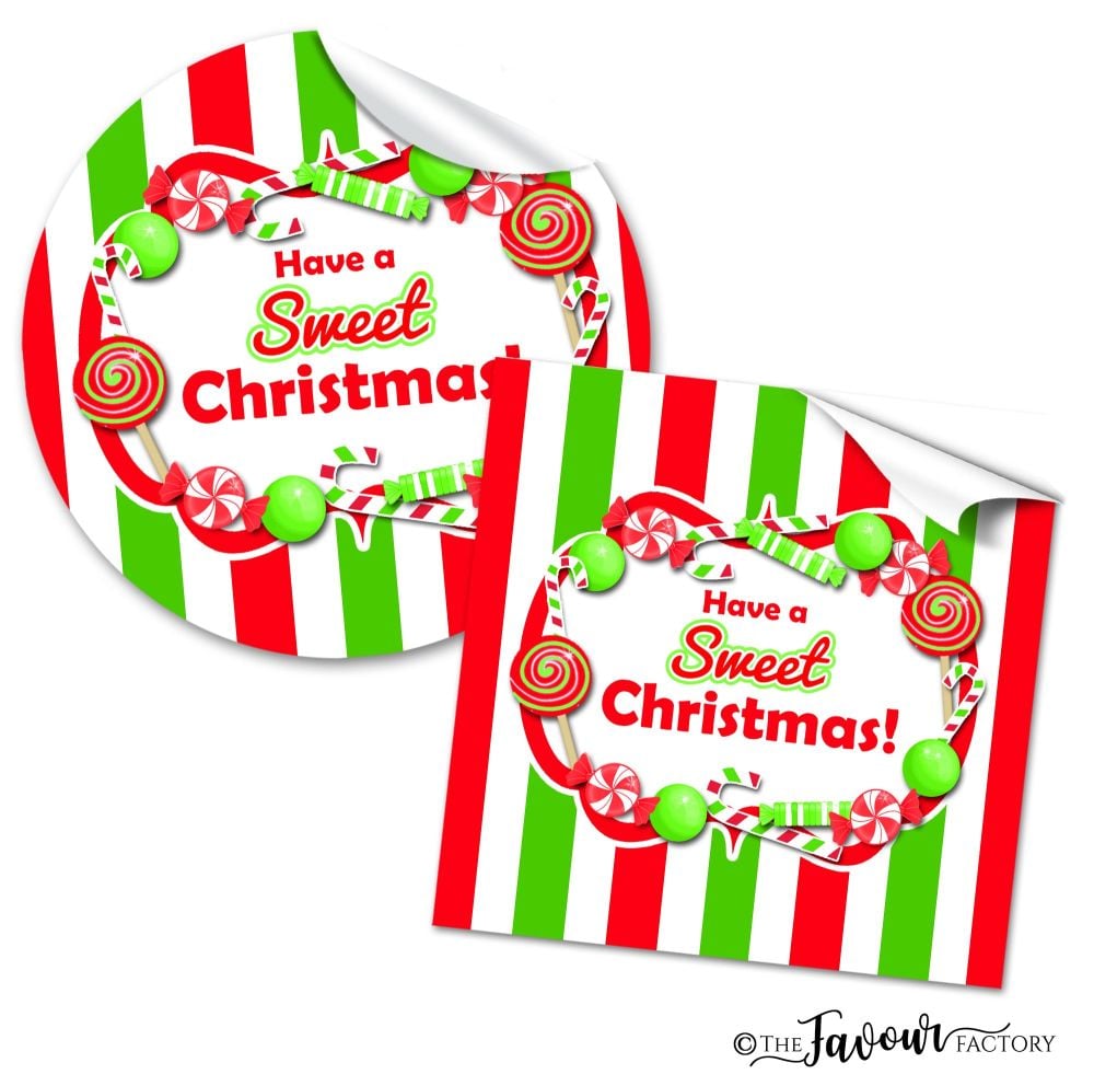 Have A Sweet Christmas Stickers