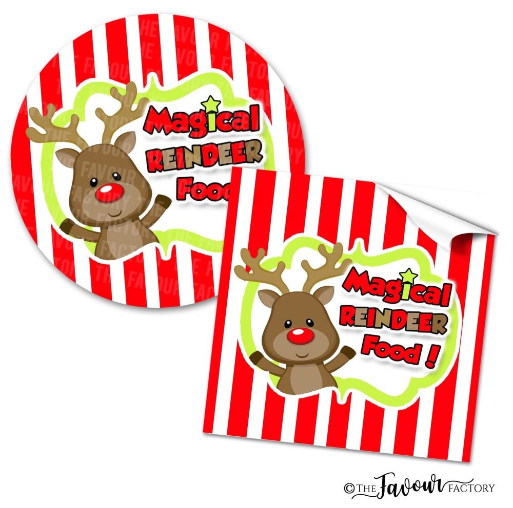 Christmas Stickers Magical Reindeer Food