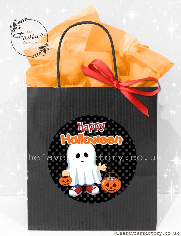 Halloween Party Bags Little Ghost Boy x1