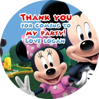 mickey and minnie party stickers