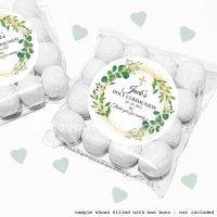 Communion Favours Sweet Bag Kits | Botanical Gold Dust x12