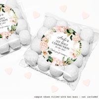 Communion Favours Sweet Bag Kits | Blush Hydrangeas x12