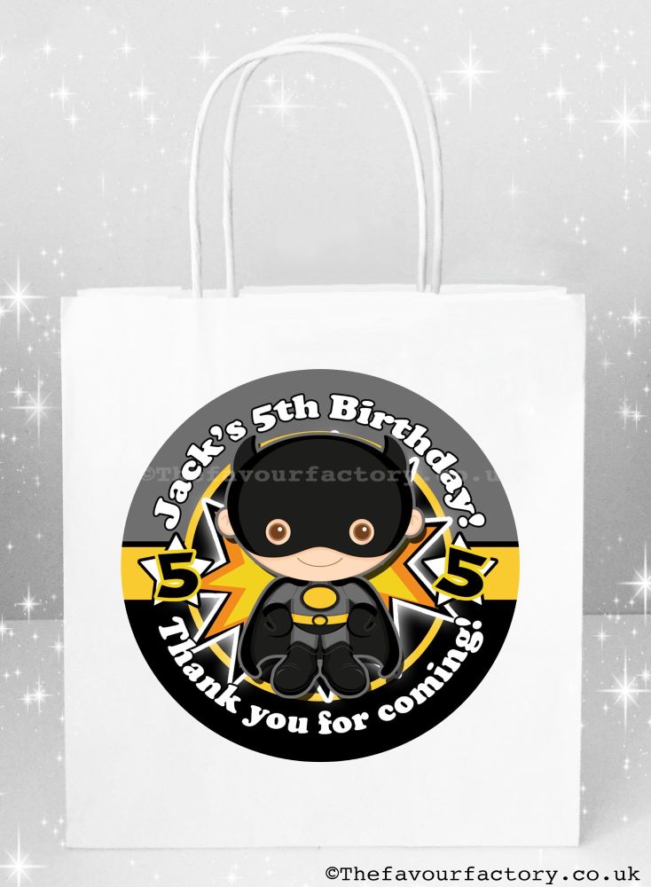 Birthday Party Bags Little Batman x1