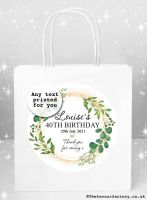 Birthday Party Bags Botanical Gold Dust x1