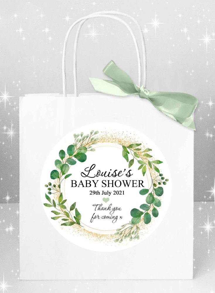 Botanicals Gold Dust Baby Shower Party Bags x1