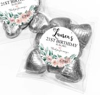 Boho Floral Bouquet Birthday Party Favours Sweet Bags Kits x1