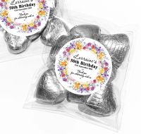Wild Flowers Party Favours Sweet Bags And Stickers Kits x1