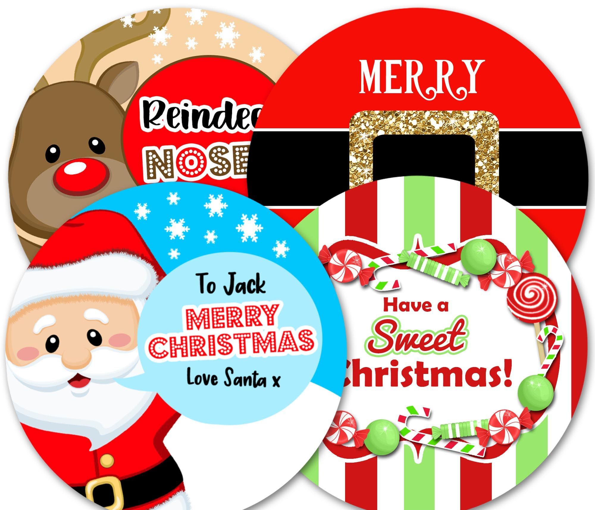 Merry Christmas Stickers