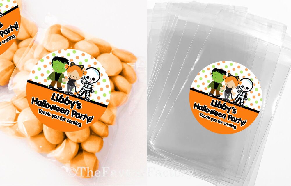 Halloween Party Favours Sweet Bags Kits Game Prizes Dress Up Kids x1