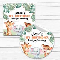 Baby Animals Personalised Stickers