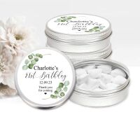 Botanicals Eucalyptus Branches Birthday Mint Tins Favours x1