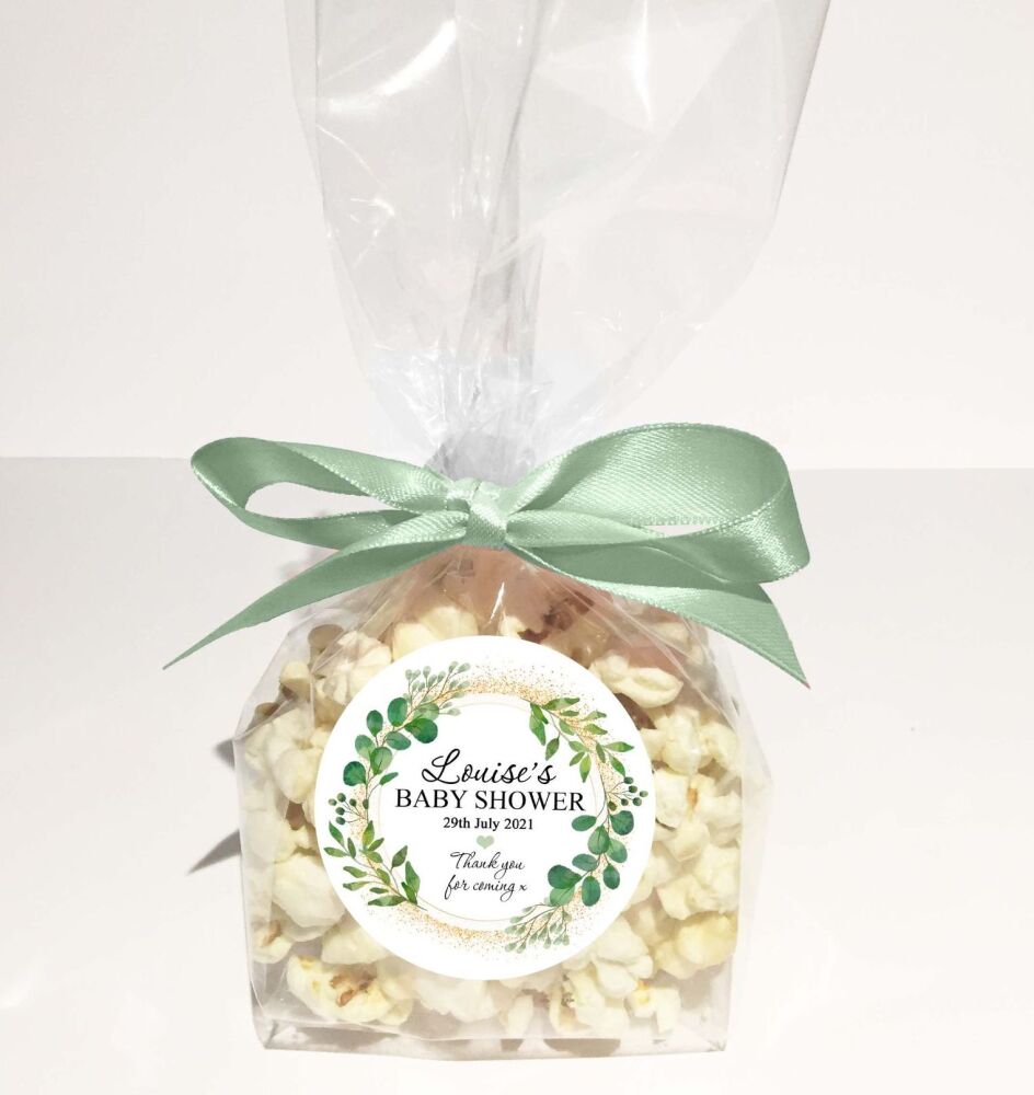 Personalized popcorn bags 2024 for baby shower