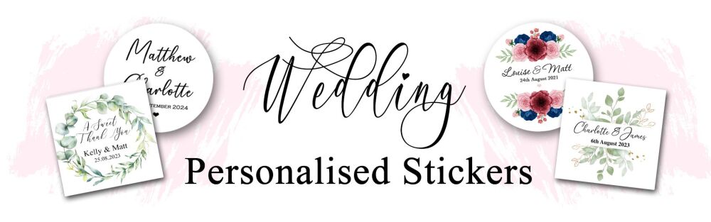 personalised wedding stickers labels