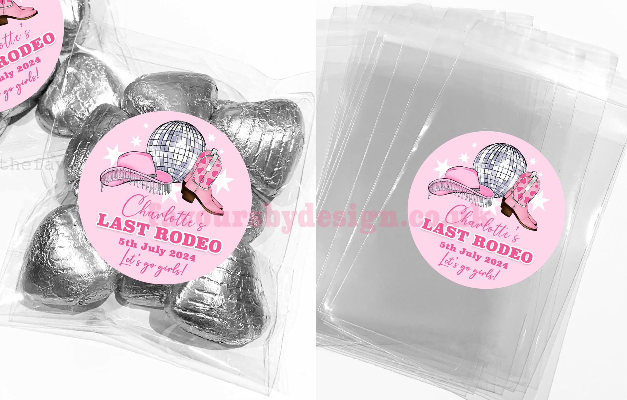 last rodeo cowgirls hen party stickers