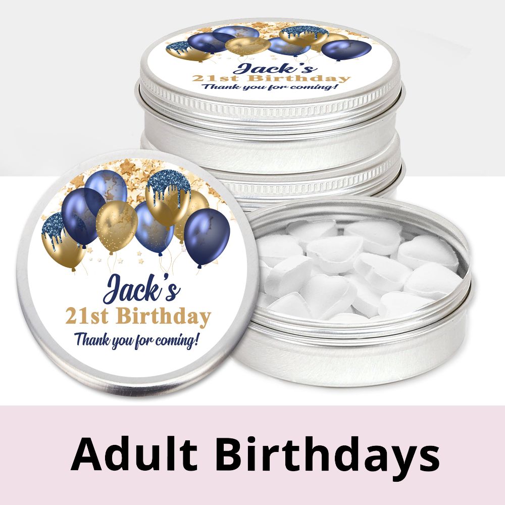 Adult Birthday Party Favours