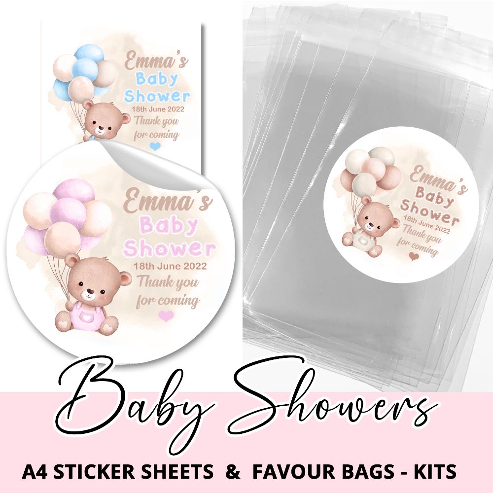 Baby Showers Party Favours & Stickers