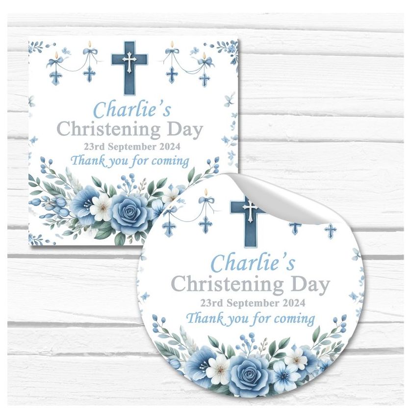 Christening Stickers