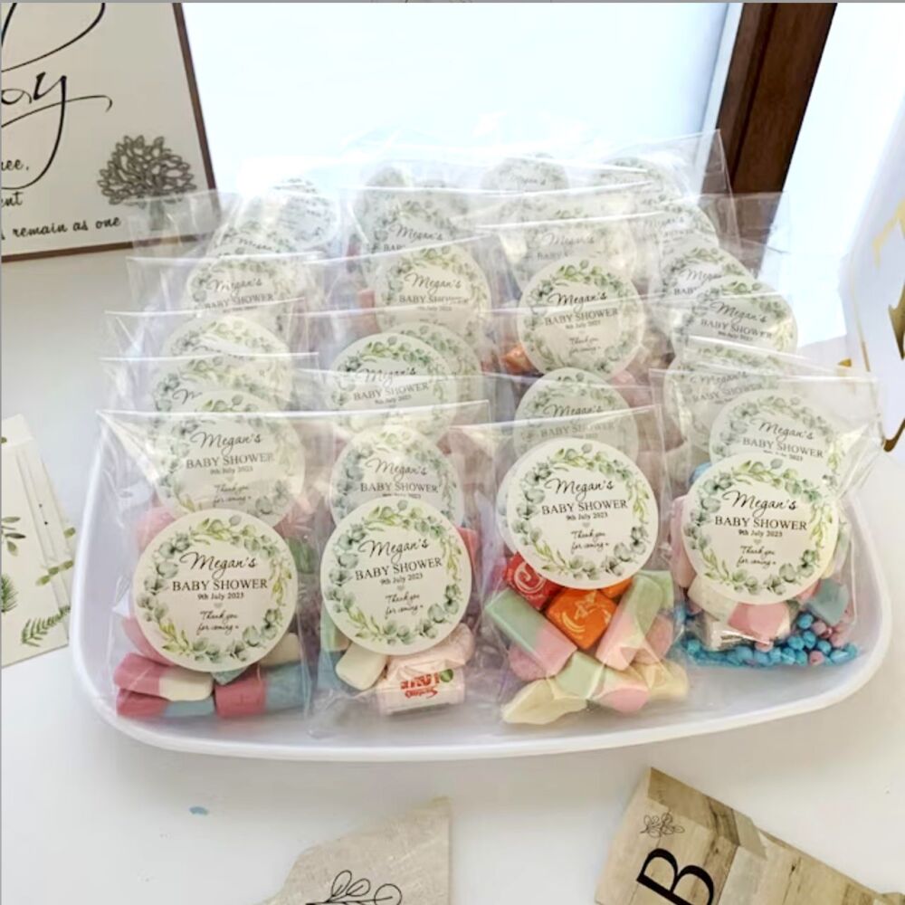 personalised baby shower party favours