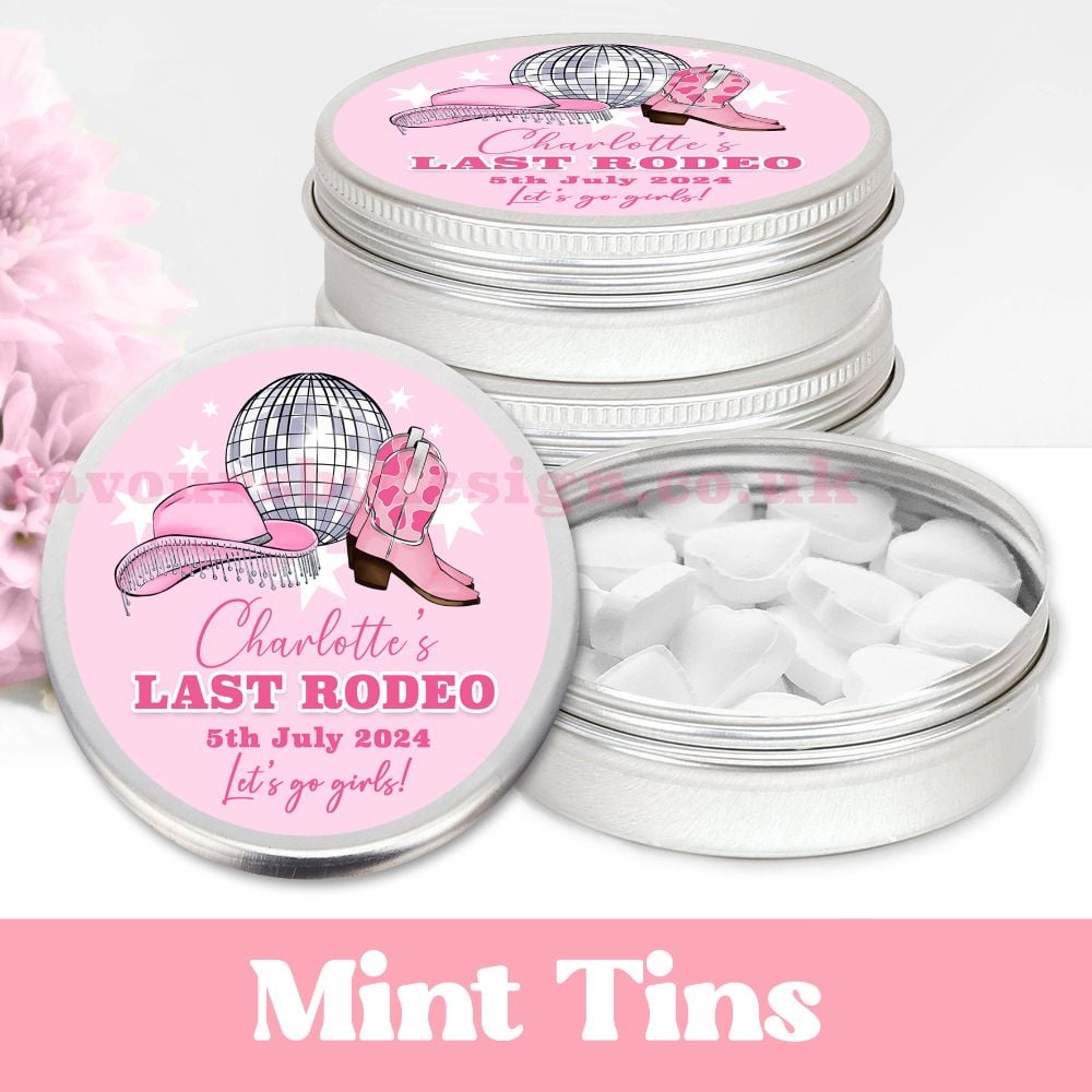 Hen Party Mint Tins Favours