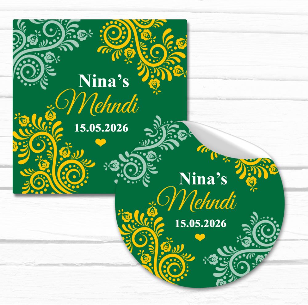 Mehndi Stickers