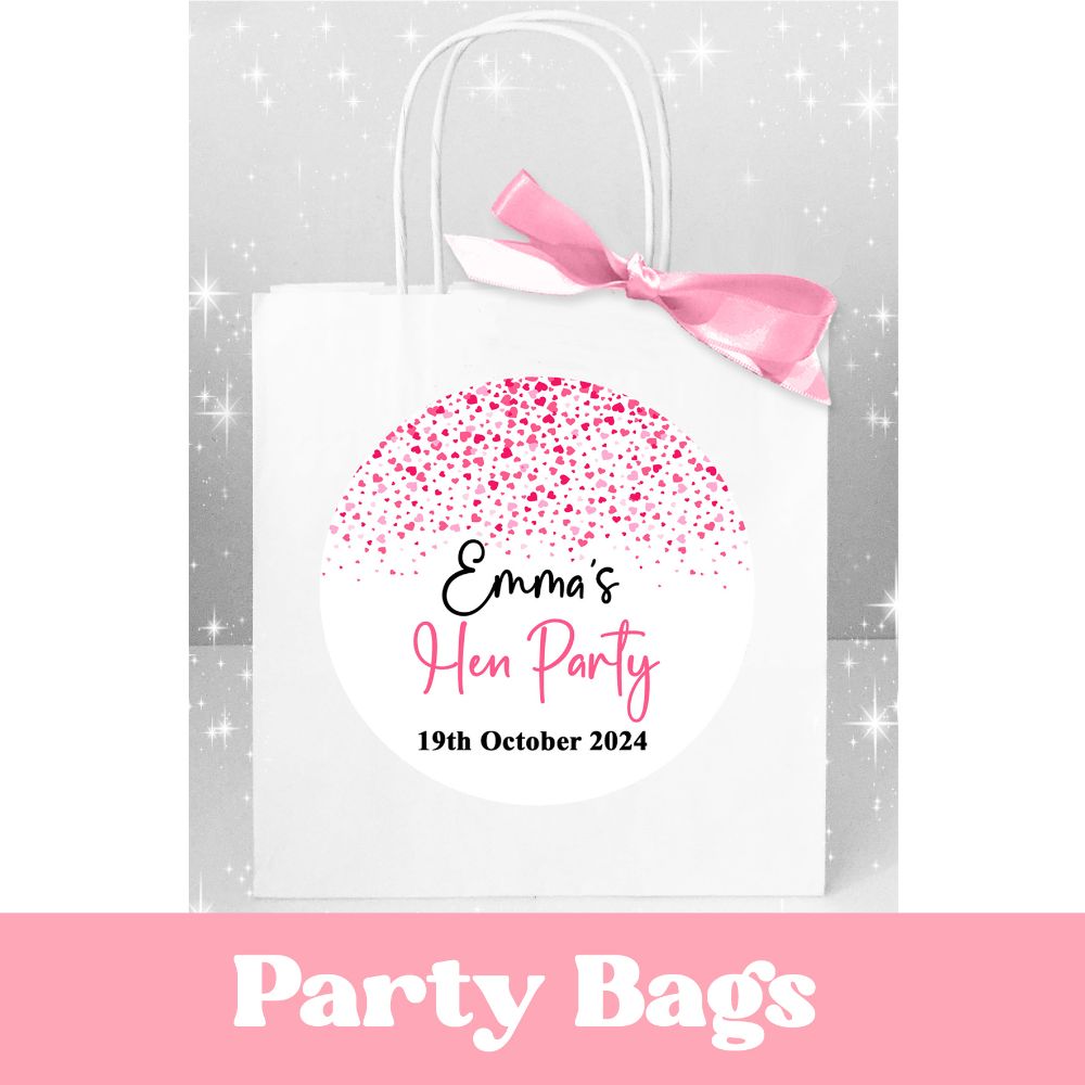 Personalised Hen Party Bags