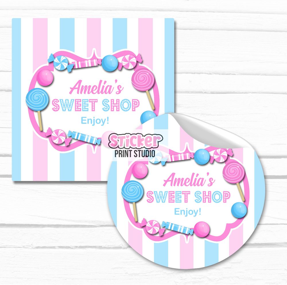 Sweets Themed Stickers