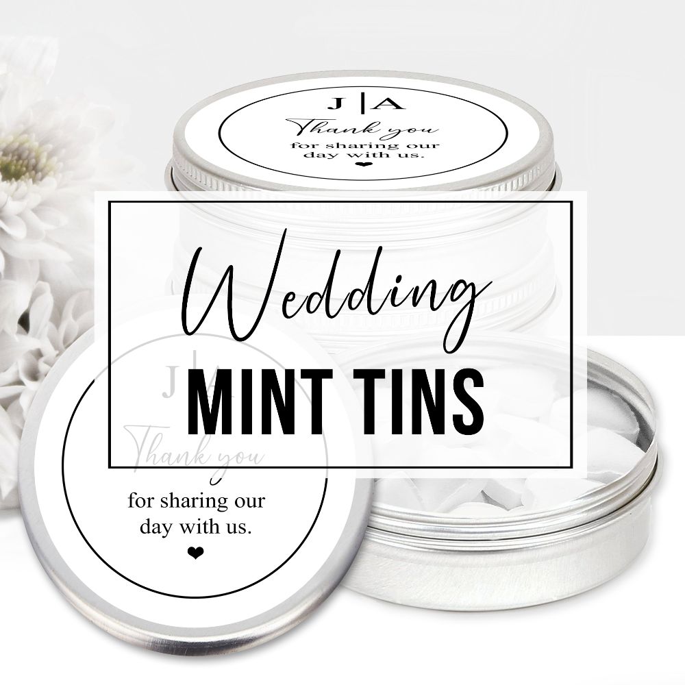 Wedding Favours Mint Tins