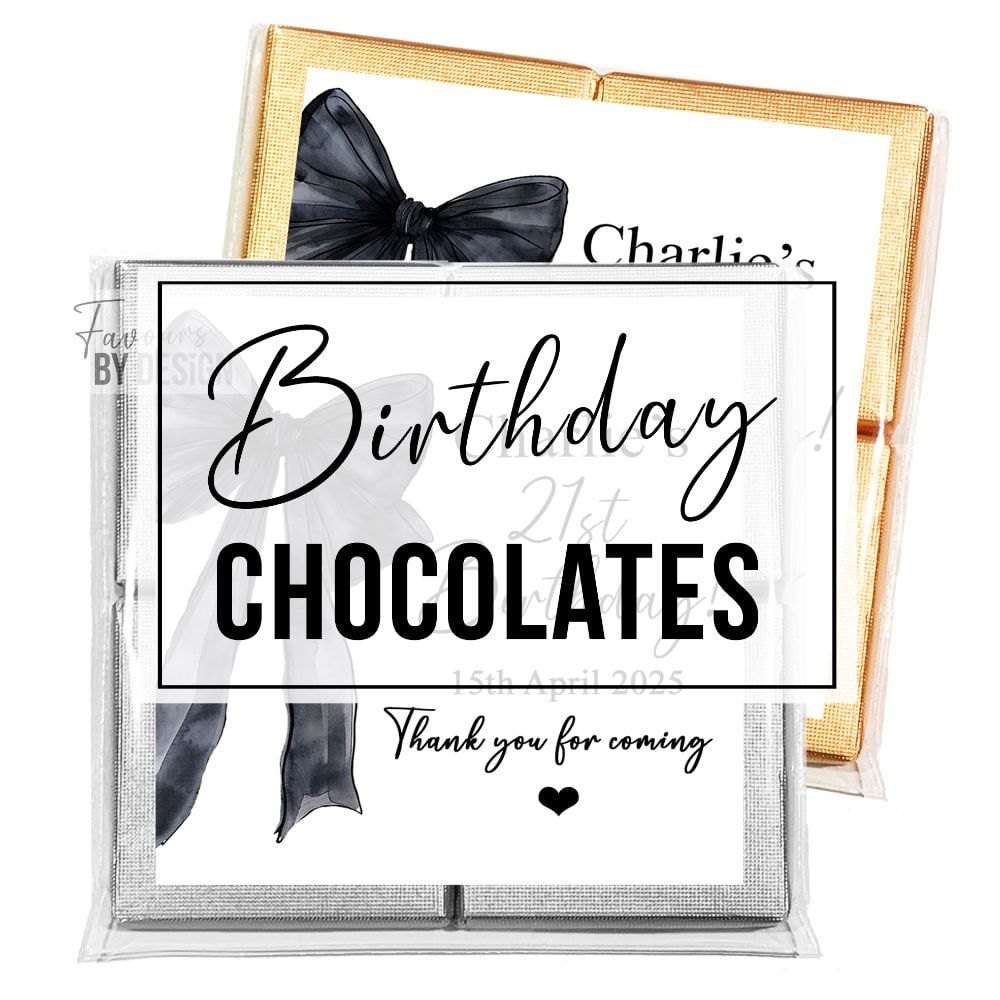 Adult Birthday Chocolates