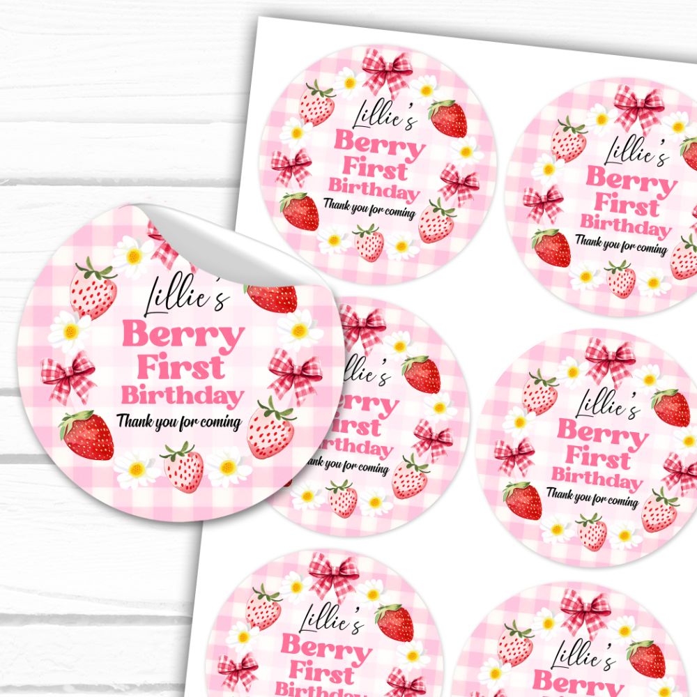 Birthday Party Stickers