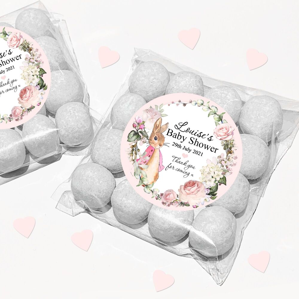 Flopsy Bunny Party Favours Sweet Bags & Stickers Kits x1