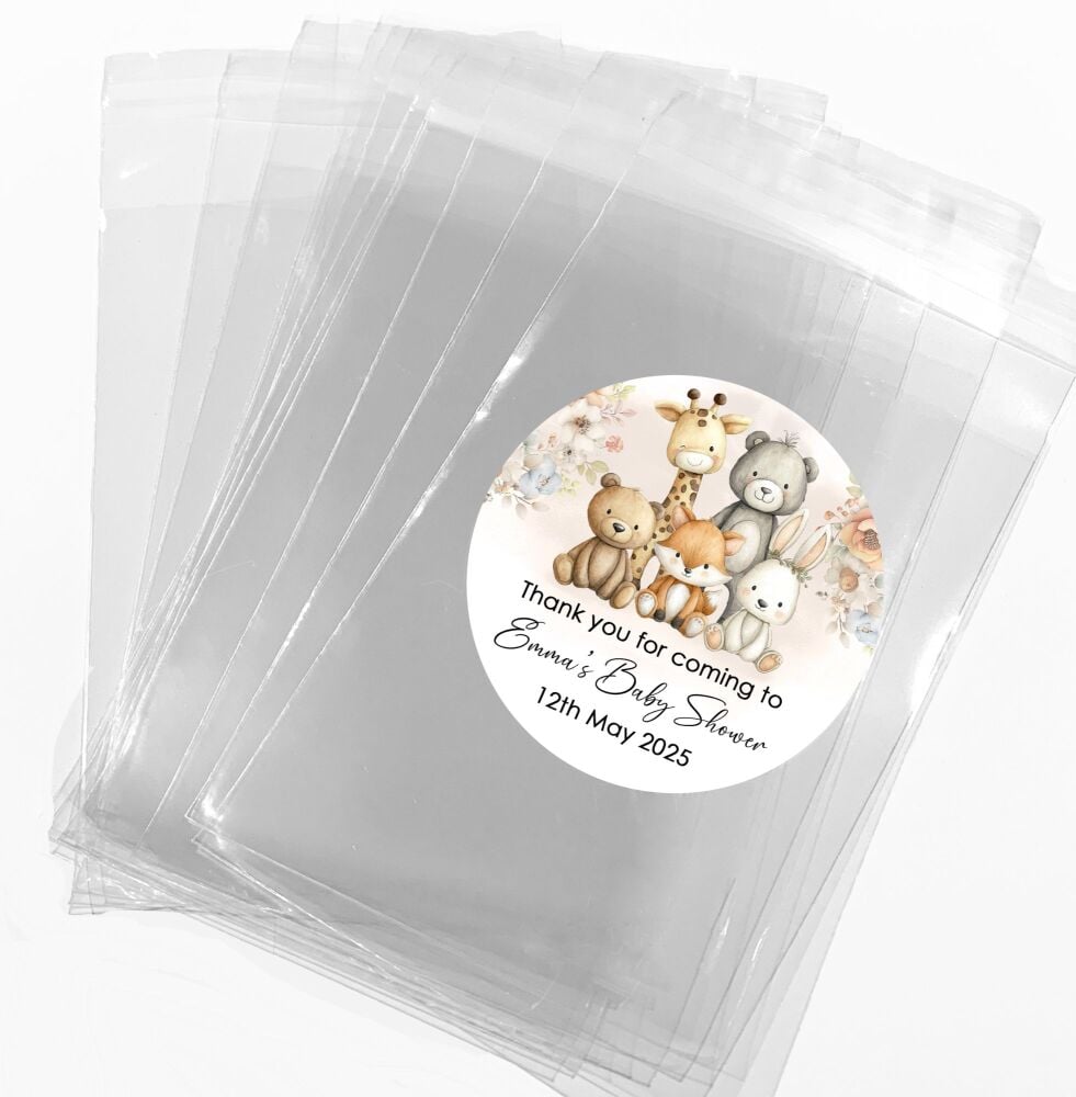 Baby Shower Party Favours Kits Boho Animals x1