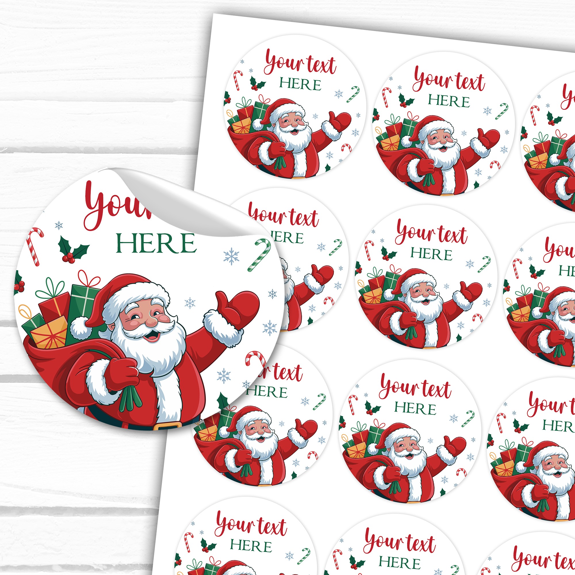 Personalised Christmas Stickers