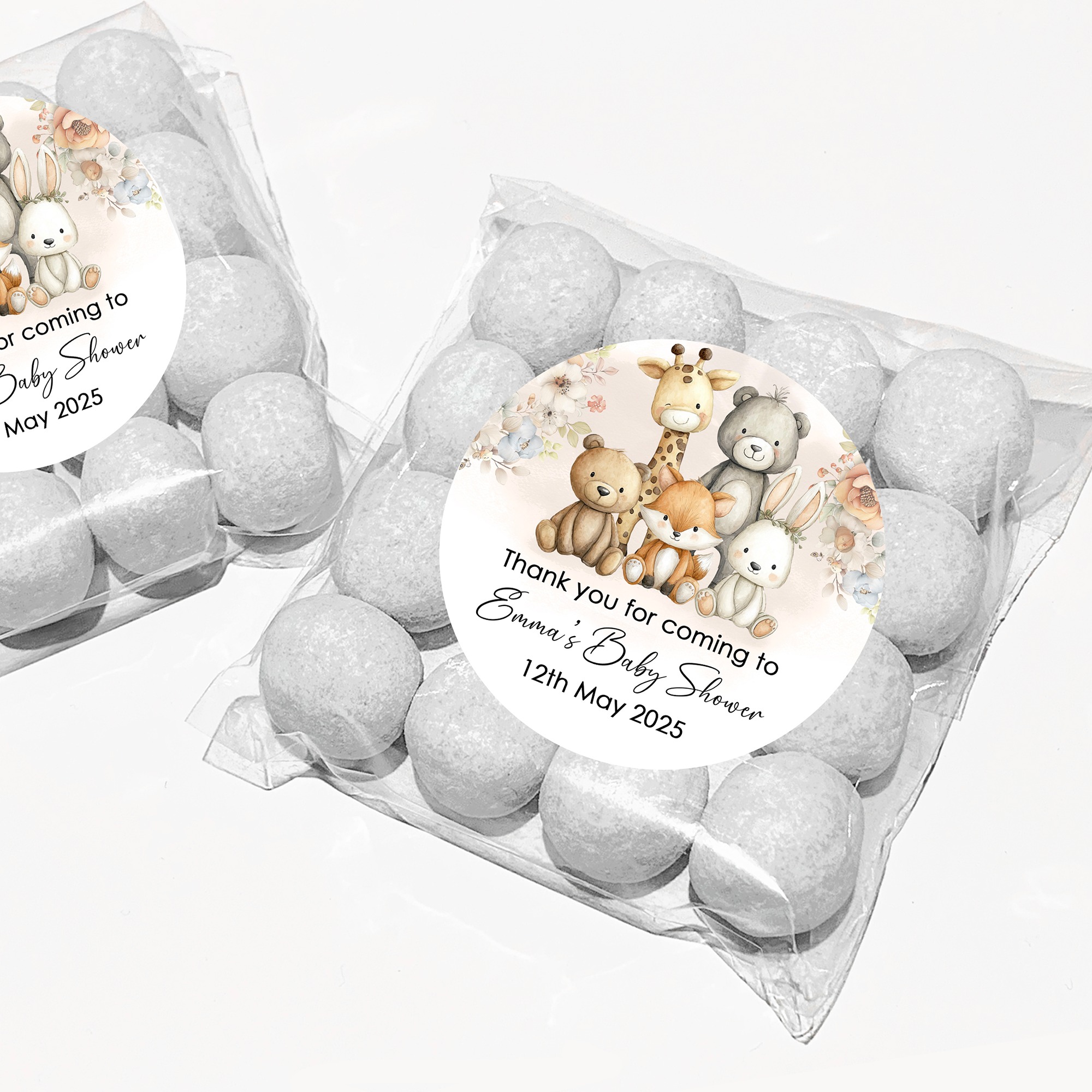 Personalised diy party favours sweet bags kits