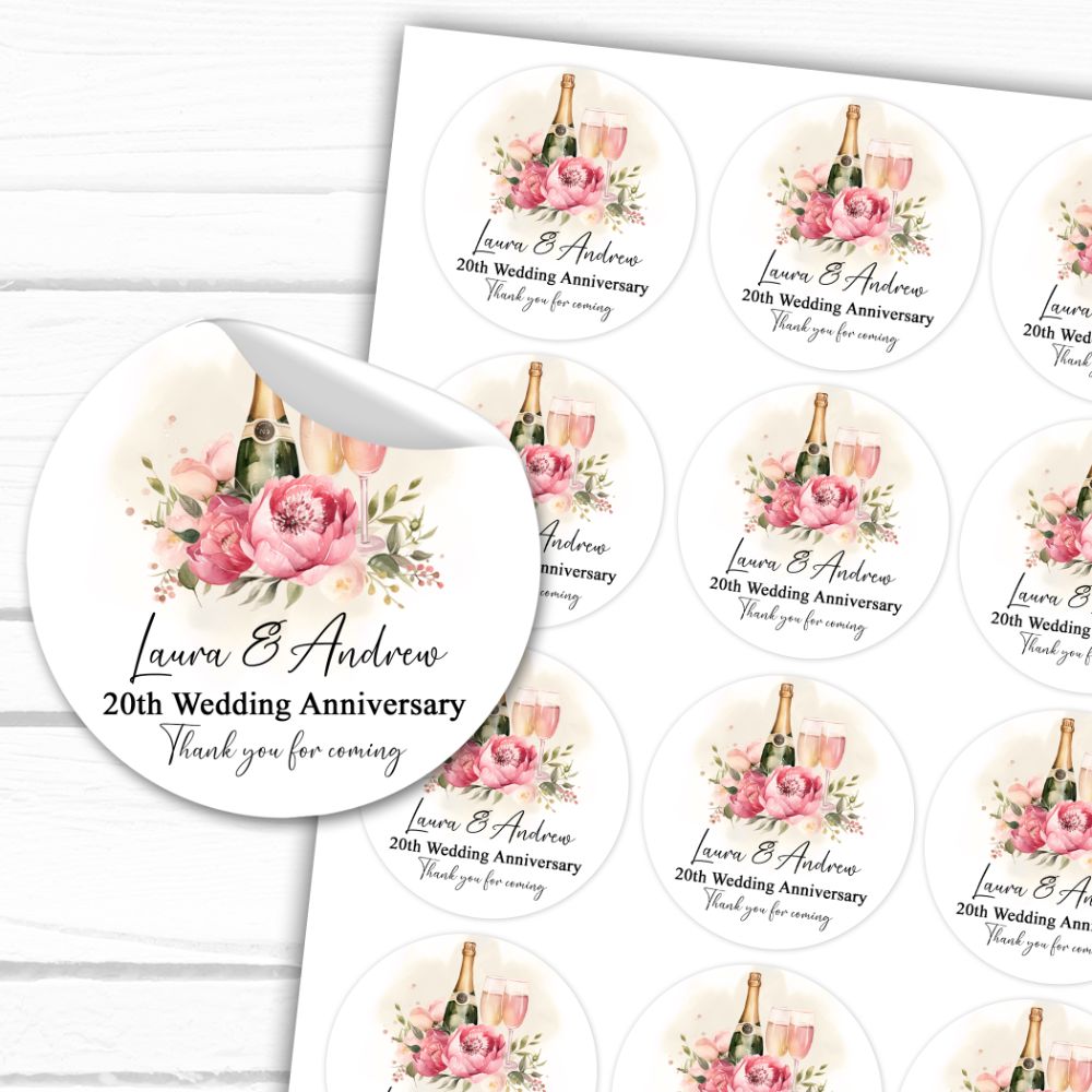 Wedding Anniversary Stickers