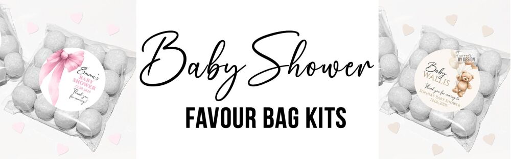 baby shower party sweet bags kits