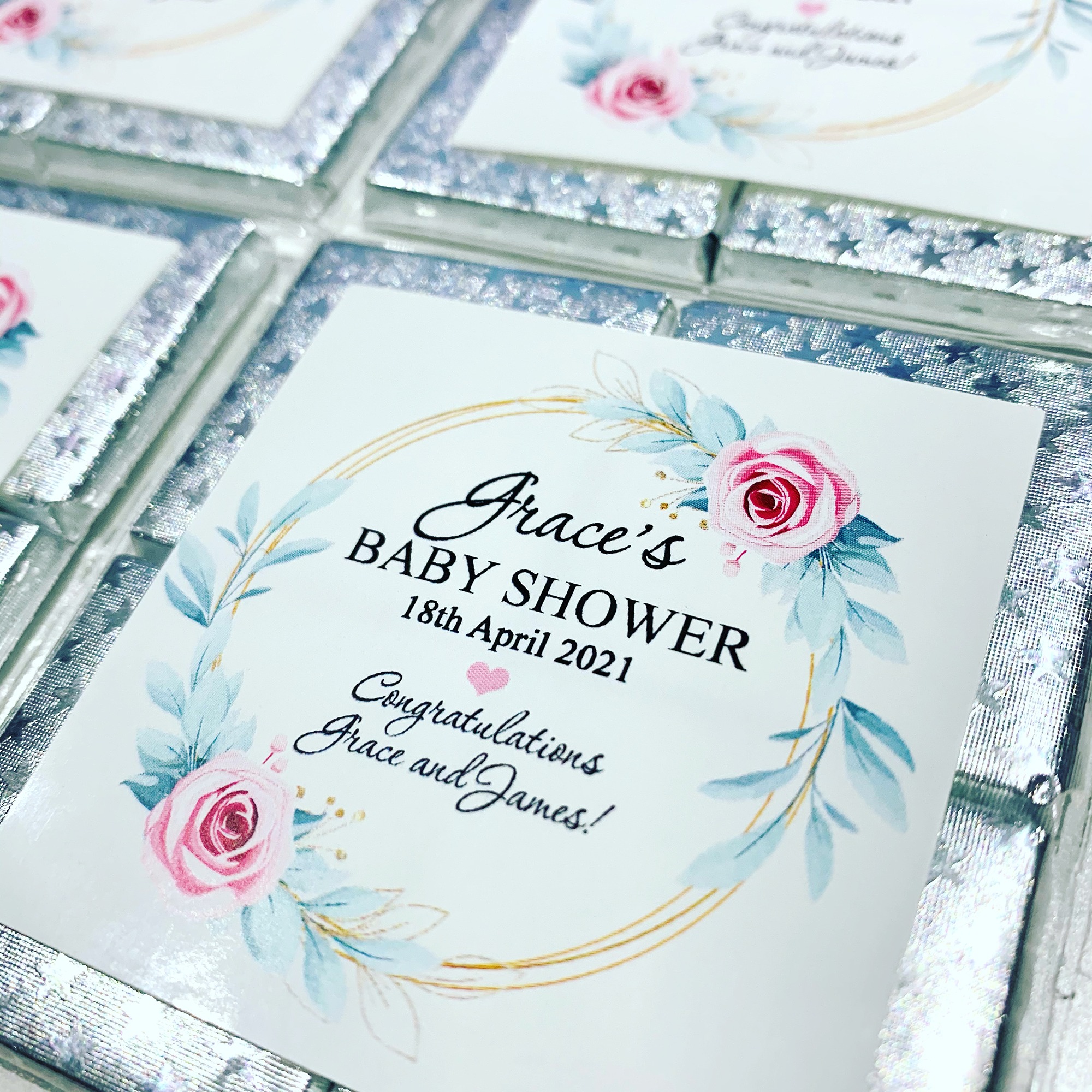 party chocolates favours