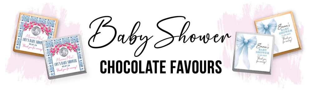 baby shower party chocolates favours