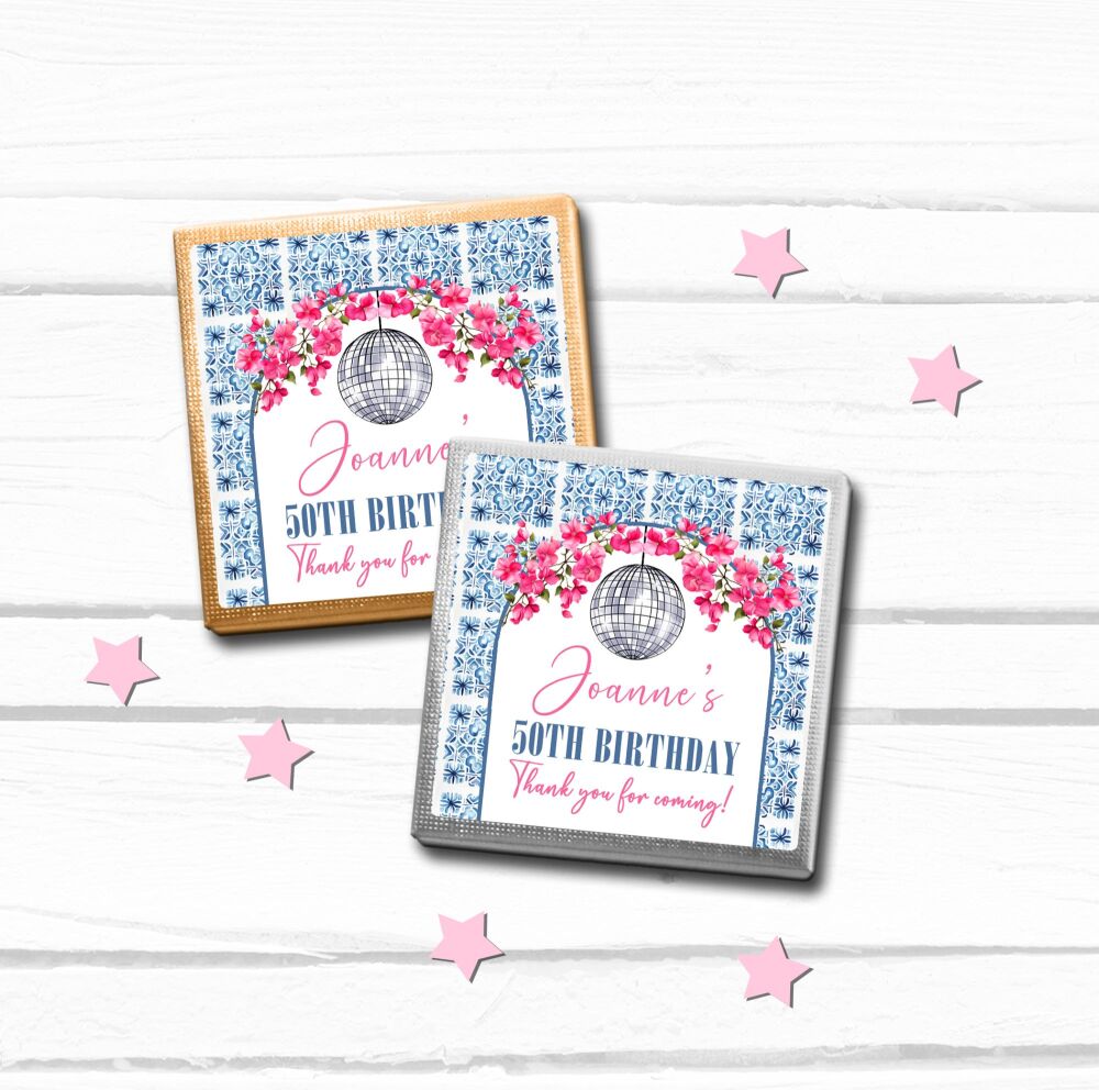 Mamma Mia Birthday Party Chocolates Favours x10